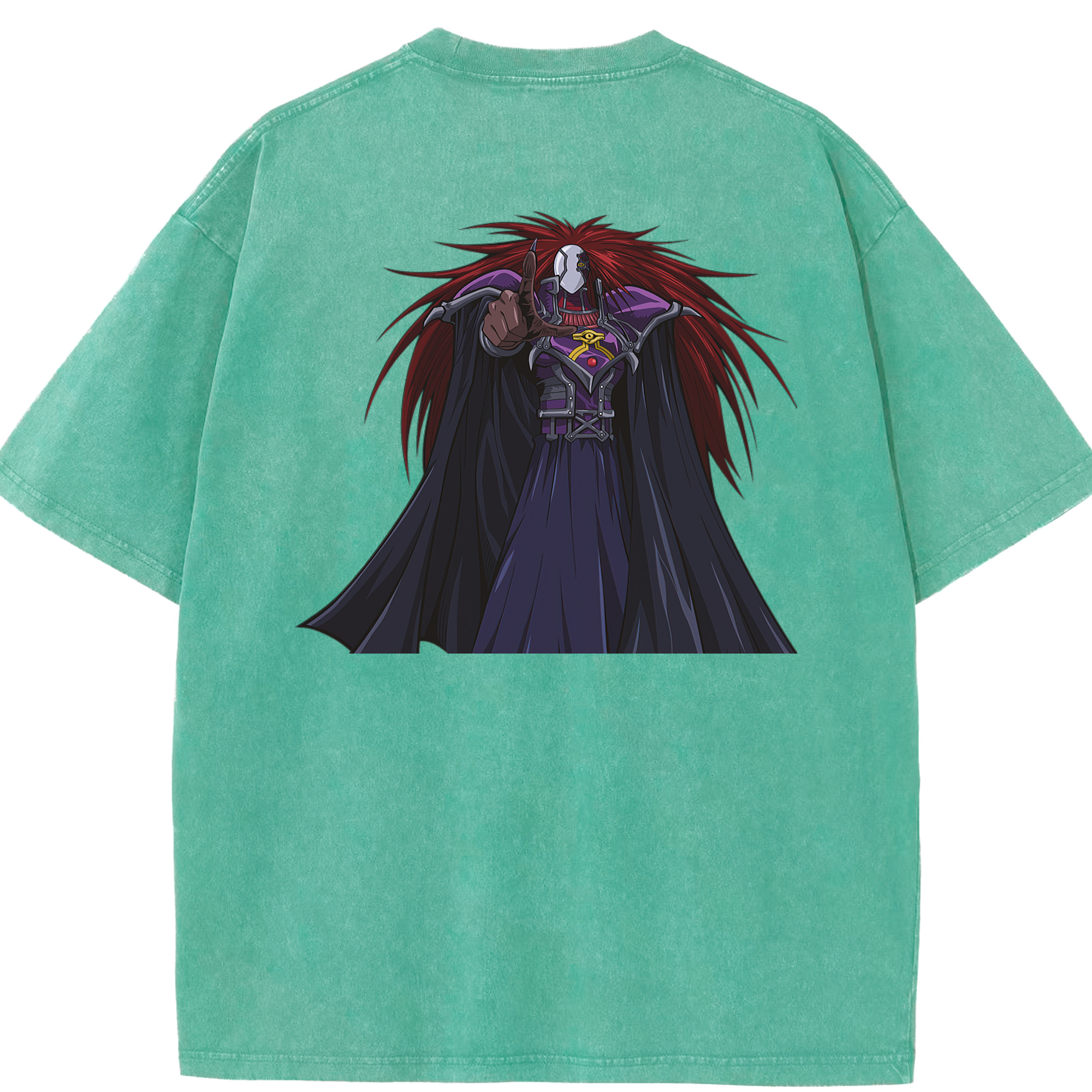 （画像用） 遊☆戯☆王 Yu-Gi-Oh! 綿100% ヴィンテージ風 半袖Tシャツ（背面プリント）